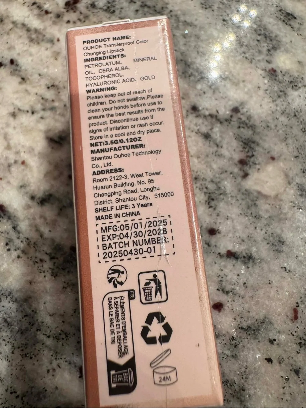 Transferproof Color Changing Lipstick — Peachy Pink